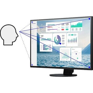 EIZO FlexScan EV2460-BK 60.5 cm (23.8") Full HD LED LCD Monitor - 16:9 - Black - 609.60 mm Class - In-plane Switching (IPS