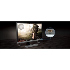 Monitor de juego LCD BenQ EL2870U 70,9 cm (27,9") 4K UHD LED - 16:9 - Gris Metálico - 711,20 mm Class - Torsión Nemática (