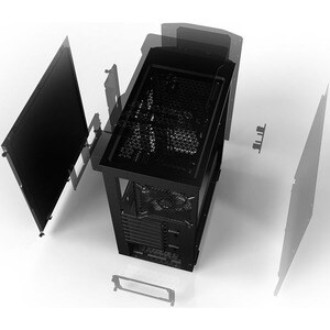 be quiet! Computer Case - ATX, Micro ATX, Mini ITX Motherboard Supported - Midi Tower - Acrylonitrile Butadiene Styrene (A