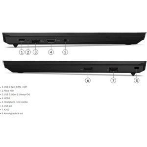 Lenovo ThinkPad E14 Gen 2 20TA0024HV 35.6 cm (14") Notebook - Full HD - 1920 x 1080 - Intel Core i5 11th Gen i5-1135G7 Qua