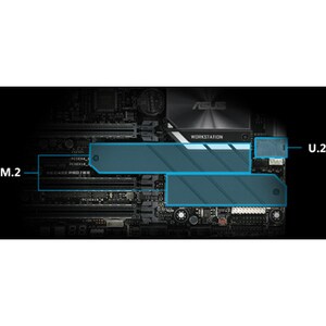 Asus WS C422 PRO/SE Workstation Motherboard - Intel Chipset - Socket R4 LGA-2066 - ATX - 512 GB DDR4 SDRAM Maximum RAM - L