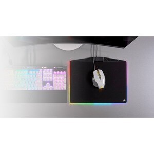 Corsair M65 RGB ELITE Tunable FPS Gaming Mouse - White - Optical - Cable - White - 18000 dpi - 8 Programmable Button(s) - 