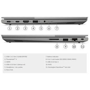 Computer portatile - Lenovo ThinkBook 14 G2 ITL 20VD00MHIX 35,6 cm (14") - Full HD - 1920 x 1080 - Intel Core i5 11a gener