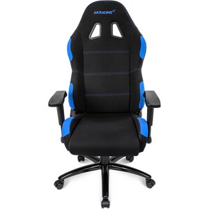 AKRACING Core Series EX-Wide Gaming Chair - For Gaming - Metal, Aluminum, Steel, Polyester, Fabric, Nylon - Blue