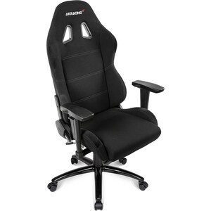 AKRACING Core Series EX-Wide Gaming Chair - For Gaming - Metal, Aluminum, Steel, Polyester, Fabric, Nylon - Black