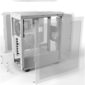 be quiet! Computer Case - ATX, Micro ATX, Mini ITX Motherboard Supported - Midi Tower - Acrylonitrile Butadiene Styrene (A