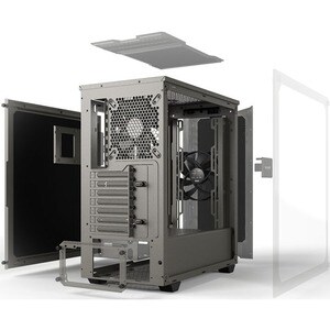 be quiet! Computer Case - ATX, Micro ATX, Mini ITX Motherboard Supported - Midi Tower - Acrylonitrile Butadiene Styrene (A