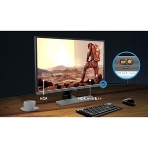 Monitor de juego LCD BenQ EL2870U 70,9 cm (27,9") 4K UHD LED - 16:9 - Gris Metálico - 711,20 mm Class - Torsión Nemática (