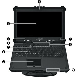 Getac X500 X500 G3 39.6 cm (15.6") Notebook - 1920 x 1080 - Intel Core i5 i5-7440HQ 2.80 GHz - 8 GB RAM - 500 GB HDD - Win