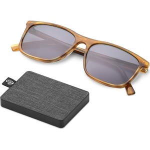 Seagate One Touch STJE1000400 1 TB Portable Solid State Drive - External - Black - Notebook Device Supported - USB 3.0 Typ