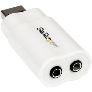 StarTech.com StarTech.com USB 2.0 to Audio Adapter - Sound card - stereo - Hi-Speed USB - Turn a USB port into a Stereo So