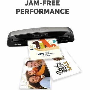 Fellowes ImageLast Jam-Free Thermal Laminating Pouches - Sheet Size Supported: Letter - Laminating Pouch/Sheet Size: 9" Wi