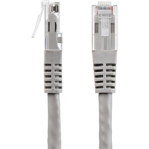 StarTech.com 2ft CAT6 Ethernet Cable - Gray Molded Gigabit - 100W PoE UTP 650MHz - Category 6 Patch Cord UL Certified Wiri