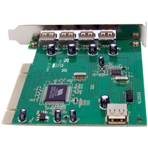 StarTech.com 7 Port PCI USB Card Adapter - PCI to USB 2.0 Controller Adapter - 7 Total USB Port(s) - 7 USB 2.0 Port(s) - P