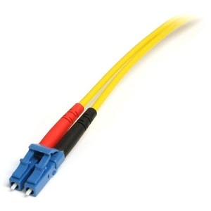 StarTech.com 1m Fiber Optic Cable - Single-Mode Duplex 9/125 - LSZH - LC/SC - OS1 - LC to SC Fiber Patch Cable - 1m - 2 x 