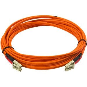 StarTech.com 5m Fiber Optic Cable - Multimode Duplex 50/125 - LSZH - LC/LC - OM2 - LC to LC Fiber Patch Cable - 5m - 2 x L