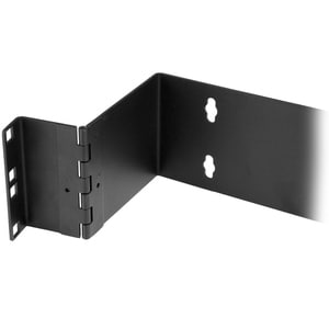 StarTech.com 2U Hinged Wall Mount Patch Panel Bracket - 6 inch Deep - 19" Patch Panel Swing Rack for Shallow Network Equip