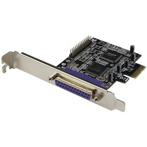 StarTech.com 2 Port PCI Express / PCI-e Parallel Adapter Card - IEEE 1284 with LP Bracket - 2x DB25 (F) PCIE Parallel Port