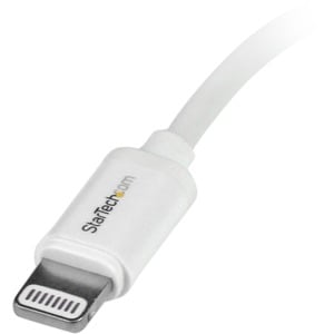 StarTech.com 0.3m (11in) Short White Apple® 8-pin Lightning Connector to USB Cable for iPhone / iPod / iPad - First End: U