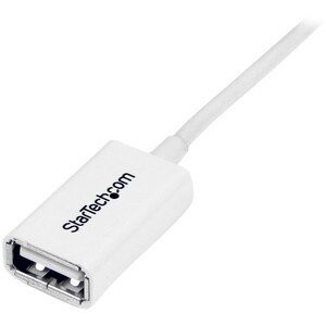 StarTech.com Cavo di prolunga USB 2.0 da 1 m A ad A - M/F, colore bianco - Estremità 1: 1 x Tipo A Maschio USB - Estremità