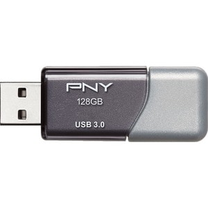 PNY 128GB USB 3.0 (3.1 Gen 1) Type A Flash Drive - 128 GB - USB 3.0 (3.1 Gen 1) - 190 MB/s Read Speed - 130 MB/s Write Spe