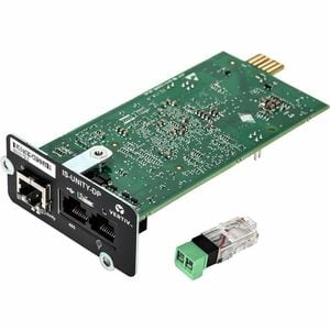 Vertiv Liebert IntelliSlot Unity-DP-Network Card - Remote Monitoring|Dual Protocol - Data Center Monitoring| Adapter| 10Mb