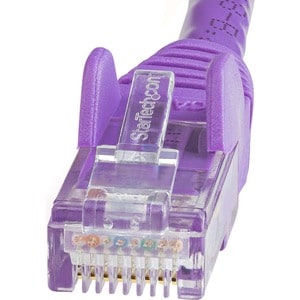 StarTech.com 100ft CAT6 Ethernet Cable - Purple Snagless Gigabit CAT 6 Wire 100W PoE RJ45 UTP 650MHz Category 6 Network Pa