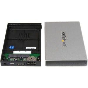 StarTech.com 2.5" External Hard Drive Enclosure - Supports UASP - eSATAp or USB 3.0 - Aluminum - eSATA Enclosure - SSD/HDD