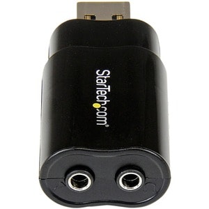 StarTech.com Audio Adapter - TAA Compliant - 1 x Type A Male USB - 1 x Mini-phone Female Audio In, 1 x Mini-phone Female A