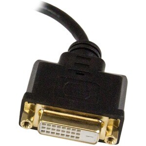Cable de 20cm Adaptador Conversor Micro HDMI a DVI - Convertidor Micro HDMI Tipo D a DVI-D Monoenlace para Monitor Proyect