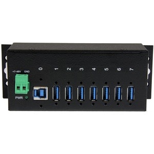 StarTech.com USB Hub - USB 3.0 Type B - External - Black - TAA Compliant - 7 Total USB Port(s) - 7 USB 3.0 Port(s)