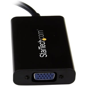 StarTech.com Adaptador de vídeo Mini DisplayPort a VGA con audio - Extremo prinicpal: 1 x Mini DisplayPort Macho Audio/Víd