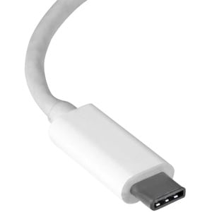 StarTech.com Adattatore di rete USB-C a RJ45 Gigabit Ethernet - USB 3.1 Gen 1 - (5 Gbps) - Bianco - USB 3.1 - Realtek RTL8