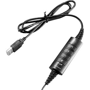 Spracht ZŪM UC1 Headset - Mono - USB - Wired - 160 Ohm - 200 Hz - 5 kHz - Over-the-head - Monaural - Circumaural - 5 ft Ca