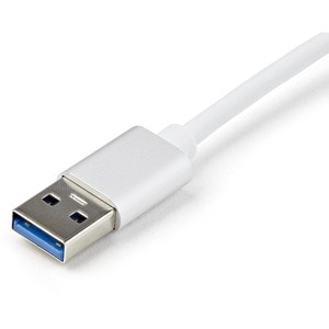 StarTech.com USB 3.0 to Gigabit Network Adapter - Silver - Sleek Aluminum Design for MacBook, Chromebook or Tablet - Nativ