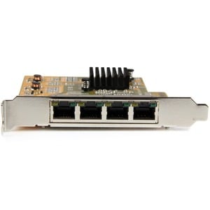StarTech.com 4-Port PCI Express Gigabit Network Adapter Card - Quad-Port PCIe Gigabit NIC - PCI Express x4 - 250 MB/s Data