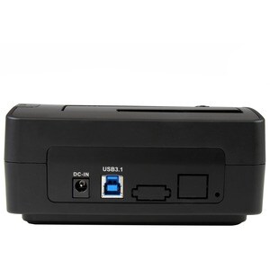 StarTech.com Drive Dock SATA/600 - USB 3.1 Type B Host Interface - UASP Support External - Black - 1 x Total Bay - 1 x 2.5