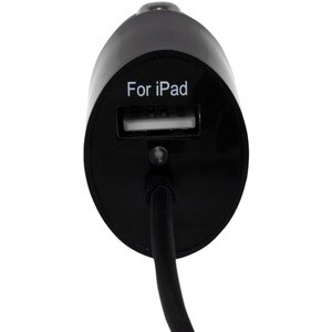 StarTech.com Dual-port Car Charger with Lightning Cable and USB 2.0 Port - Black - 1 Pack - 5 V DC/4.20 A Output