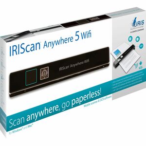 Scanner a inserimento di foglii I.R.I.S. IRIScan Anywhere 5 Wifi - 1200 dpi Ottico - USB