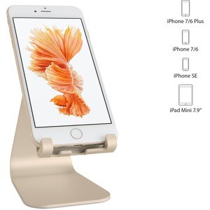 Rain Design mStand mobile-Gold - Up to 20.3 cm (8") Screen Support - Aluminium - Gold