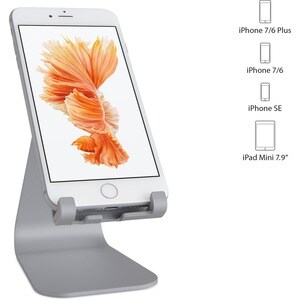 Rain Design mStand Mobile - Space Grey - Up to 20.3 cm (8") Screen Support - 11.2 cm Height x 8.1 cm Width x 12.4 cm Depth