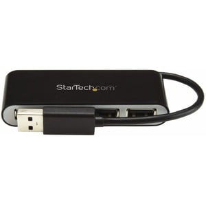 StarTech.com Concentrador USB 2.0 de 4 Puertos con Cable Integrado - Hub Portátil USB 2.0 - 4 Total USB Port(s) - 4 USB 2.