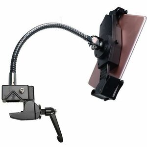 CTA Digital Heavy-Duty Gooseneck Clamp Stand For 7-13In Tablets - 13" Screen Support - 1