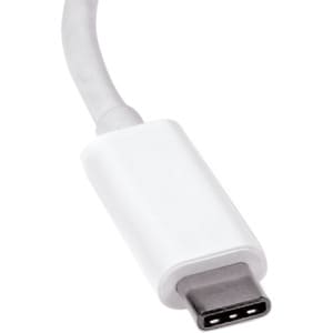 StarTech.com USB-C to DisplayPort Adapter - USB Type-C to DP Converter - Thunderbolt 3 port compatible - 4K 60Hz - White -