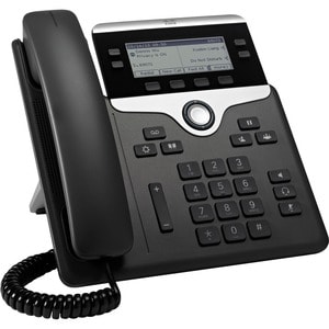 Cisco 7841 IP Phone - Wall Mountable - 4 x Total Line - VoIP - Enhanced User Connect License, Unified Communications Manag