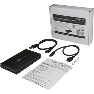 StarTech.com Box Disco Rigido USB-C per SATA SSD/HDD da 2,5" - USB 3.1 10Gbps - per uso con S251BU31REM - Interfacce hot s