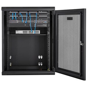 StarTech.com Wall Mount Server Rack Cabinet - 15U Rack - 50cm Deep - Hinged Enclosure - Wall Mount Rack - Server Cabinet -