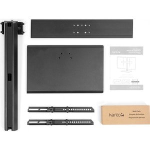 Kanto TTS100 Universal Tabletop TV Stand for 37-inch to 60-inch VESA Compatible TVs - Up to 65" Screen Support - 88 lb Loa