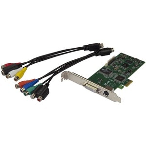StarTech.com PCIe Video Capture Card - Internal Capture Card - HDMI, VGA, DVI, and Component - 1080P at 60 FPS - Use this 