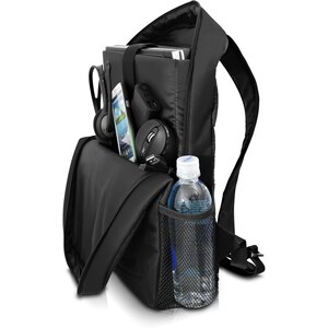 V7 Essential CBK1-BLK-9E Carrying Case (Backpack) for 39.6 cm (15.6") Notebook, Book - Black - Polyester Body - Shoulder S